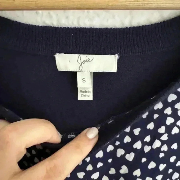 Joie Heart Printed Wool Cashmere Sweater - Picture 2 of 6